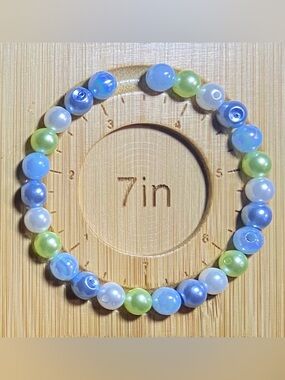 🌎 Earth Day “Eco Clarity” Beaded Bracelets — Made to Order 🌎